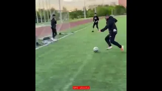 Khabib Plays Football And Score A Goal