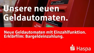 Bargeldeinzahlung | Hamburger Sparkasse | Neue Geldautomaten mit Einzahlfunktion