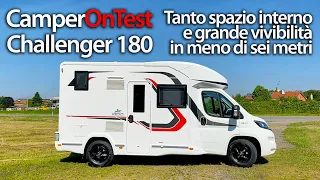 Challenger 180: tanto spazio interno e vivibilità in meno di sei metri - CamperOnTest