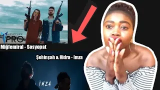 Zambian 🇿🇲 reacts to Turkish Rap || Şehinşah & Hidra - Imza / Miğfemiral - Sosyopat