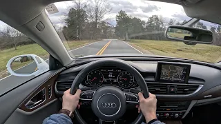 2012 Audi A7 3.0T Quattro - POV Test Drive | 0-60