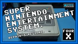 Super Nintendo Entertainment System (SNES) - Repair & Restore.