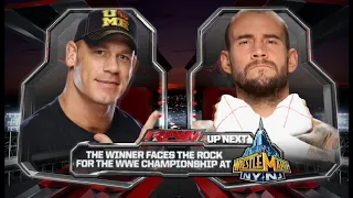 Cm Punk vs John Cena Raw 25 Feb. 2013 Highlights