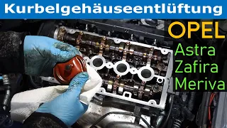 Membrane im Ventildeckel gerissen? Kurbelgehäuseentlüftung (KGE) ersetzen beim Opel Astra H 1.6