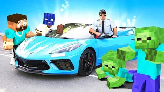 Minecraft Corvette is defended by Security Officer Alex