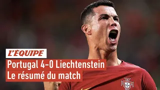 Portugal 4-0 Liechtenstein : un record et un doublÃ© pour Cristiano Ronaldo