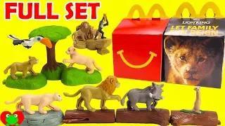 Opening 2019 The Lion King McDonald's Happy Meal Toys Full Set