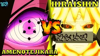 HIRAISHIN VS AMENOTEJIKARA QUAL O MELHOR TELETRANSPORTE DE NARUTO ?