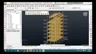 Tutoriel Robot Structural analysis: Bâtiment R+8 avec Charpente Métallique Partie 1