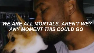 strawberry swing - frank ocean // lyrics