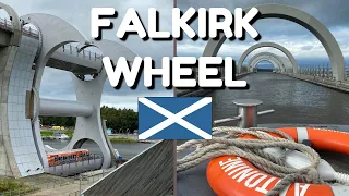 Riding The Falkirk Wheel | ROTATING Boat Lift In Scotland!