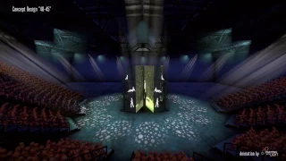 Previsualisation of Spectacular Musical 40-45 for Studio100