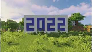 Minecraft: Goodbye 2021 Welcome 2022 #Shorts