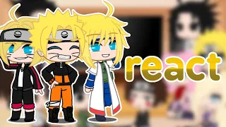 ||personagens de Naruto Shippuden reagindo ao rap por konoha -  minato, naruto e boruto||