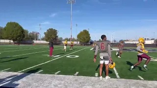 Hurricane in Daytona Beach! Bethune Cookman is Practicing at Jackson State