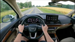 2022 Audi Q5 2.0T Quattro POV Test Drive - 3D Audio (ASMR)