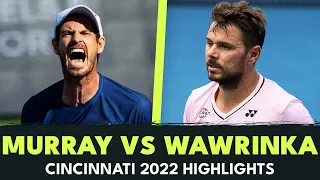 Andy Murray vs Stan Wawrinka 3-Hour Thriller! | Cincinnati 2022 Extended Highlights