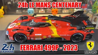 FERRARI 499P - 24h Le MANS 2023 WINNER! BBurago 1/18