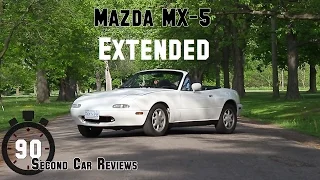 1990 Mazda MX-5 Miata | 90 Second Car Reviews *EXTENDED*