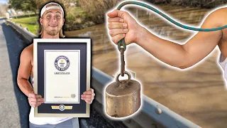 This Has To Be A Magnet Fishing WORLD Record - I Can't Believe I Found This Magnet Fishing