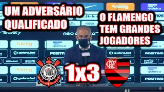 SYLVINHO ELOGIOU O FLAMENGO! UM ADVERSÁRIO... ENTREVISTA CORINTHIANS 1x3 FLAMENGO.