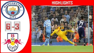 Man city vs Leipzig 6-3 HIGHLIGHTS   UEFA Champions League 2021 22 Matchday 01