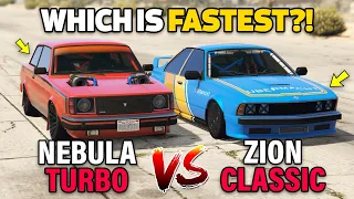 GTA 5 ONLINE - NEBULA TURBO VS ZION CLASSIC (WHICH IS FASTEST?)