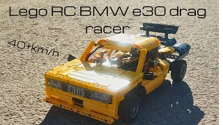 Lego Technic Rc BMW e30 drag racer (40+km/h!)