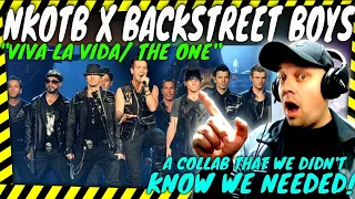 What A COLLAB!! | NEW KIDS ON THE BLOCK X BACKSTREET BOYS " Viva La Vida / The One " [ Reaction ]