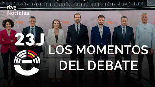 DEBATE (23-J): RESUMEN de los MEJORES MOMENTOS de los SIETE PORTAVOCES PARLAMENTARIOS | RTVE