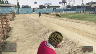 Grand Theft Auto V crazy ring fight