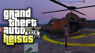 Grand Theft Auto V Heists - Part 11 - Valkyrie Helicopter (Heist #3 Humane Labs Raid)