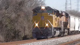 Great Railroad Action In Rosenberg, Texas ft 2 Fake Bonnets, K5HLA Horn and NS Dash 9