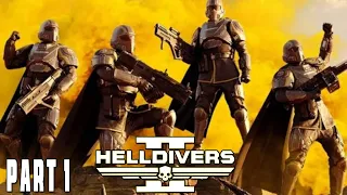 Helldivers 2 PS5 Gameplay Deutsch Part 1 - Neuer Shooter von Sony !