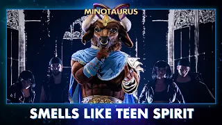 Minotaurus - ‘Smells Like Teen Spirit’ | The Masked Singer | seizoen 3 | VTM