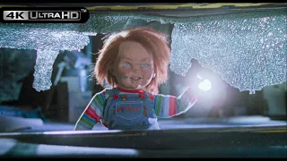 [4K] Child’s Play (1988) Chucky Attacks Mike