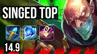 SINGED vs SETT (TOP) | 6/3/12 | EUW Diamond | 14.9