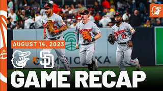 Orioles vs. Padres Game Recap (8/14/23) | MLB Highlights | Baltimore Orioles
