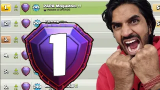 EElectro Dragon God is going For WORLD Rank 1 in Clash of clans(coc)