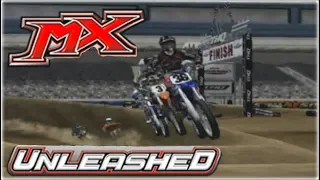 MX Unleashed Supercross Career Mode Part 1 - Cycra 125cc Amateur Nationals Series!