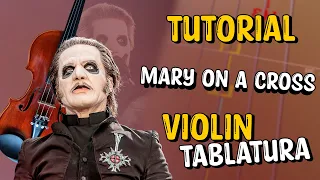 Mary On A Cross Tab Violín Tutorial - Play Along