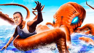 Finding the KRAKEN In GTA 5 (Sea Monster)