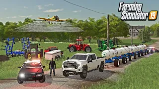 POLICE CATCH US WITH AN ILLEGAL LOAD (IOWA MULTIPLAYER RP) FS19