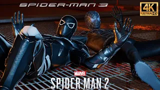 Spider-Man And Agent Venom Save Tombstone With The Raimi Black Suit - Marvel's Spider-Man 2 (4K)