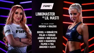 FAME MMA 4-  CAŁA WALKA LINKI MASTER VS LILMASTI