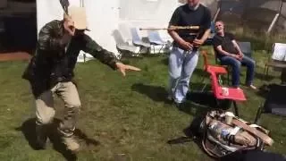 Palestinian Dabkeh over Scottish Bagpipe