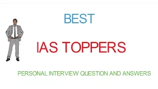 Most Brilliant and best Answers of UPSC / IAS Interview Questions (Compilation)