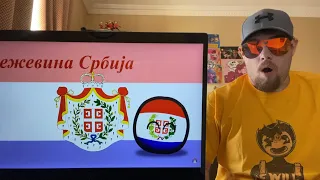 Serbian YouTuber reacts to Countryballs Modern history of Serbia (Full)