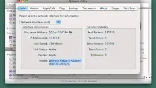 Mac OS X Core Networking and Network Troubleshooting