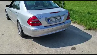 Mercedes W211 E270 cdi active exhaust system